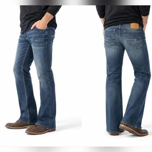 Silver Jeans Co. Zac Straight‎ Leg Jeans W33xL32 Indigo Stretch